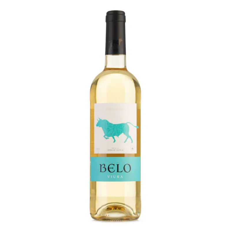 Vinho Branco Espanhol Viura Belo Garrafa 750ml