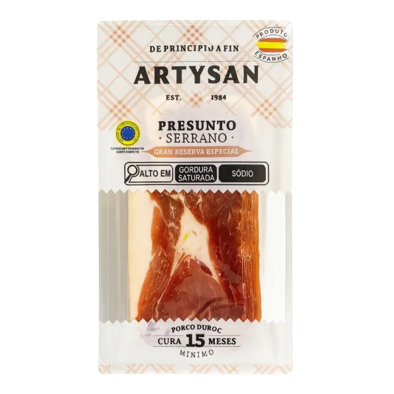 Presunto Cru Espanhol Artysan 100g - ARTYSAN - Importados