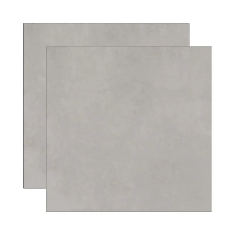 Porcelanato Roca Concrete Gray Micro Cristal polido retificado C:120cm x L:120cm cinza