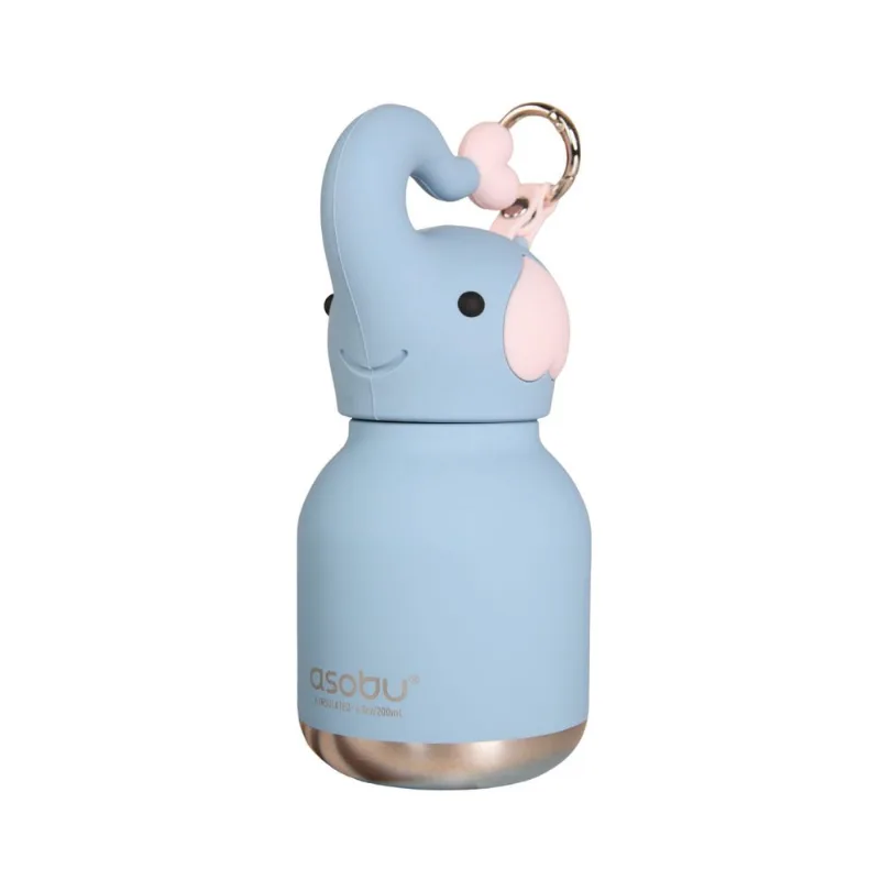 Mini Bestie Elefanta Garrafa Térmica em Inox 200ml Asobu