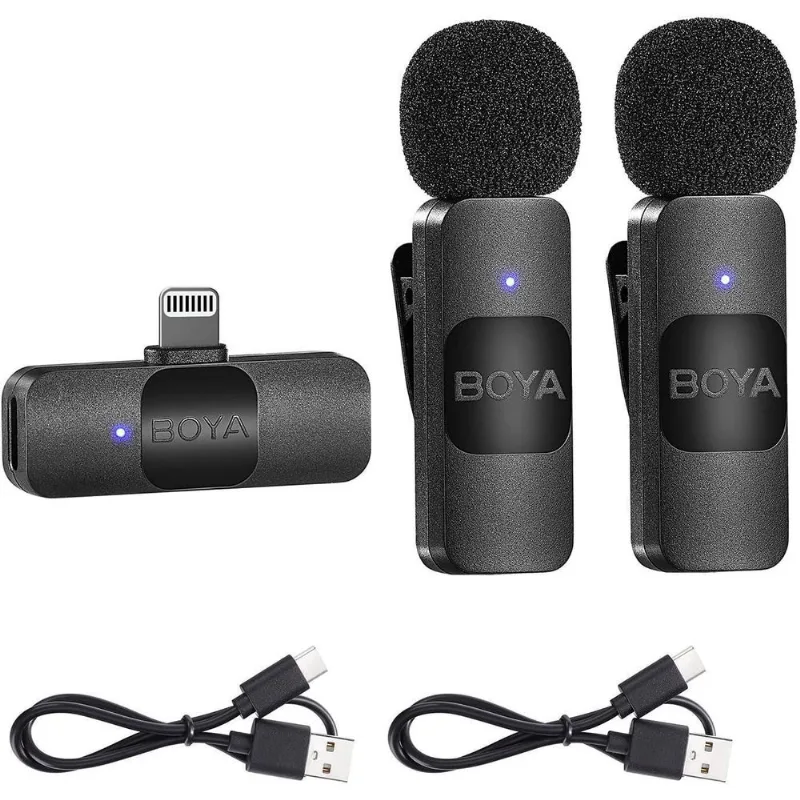 Microfone Lav Sem Fio Universal - Conexão Automática