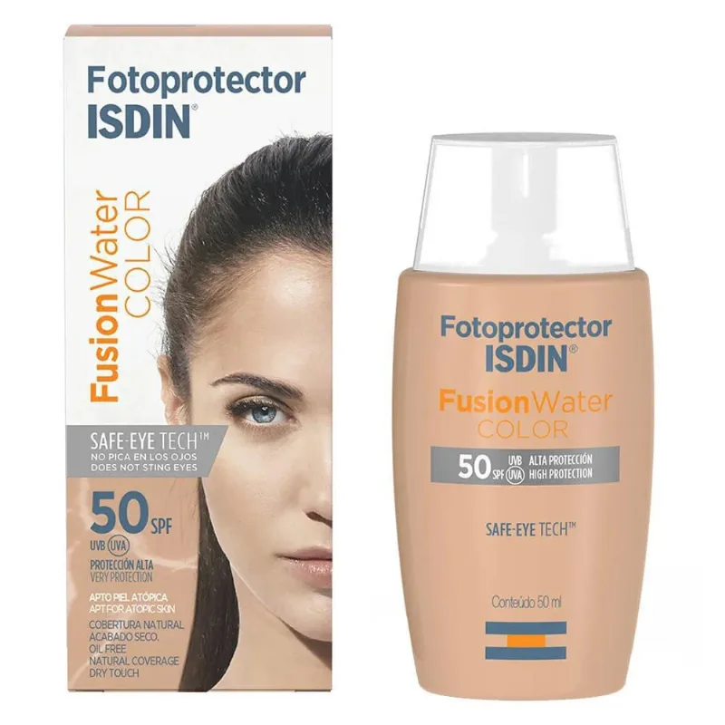 Protetor Solar Facial Isdin - Water Color Fps 50 + 50Ml