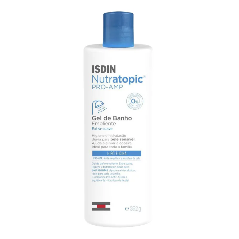 Gel de Banho ISDIN Nutratopic Pro-AMP 392g - Isdin - Dermocosméticos