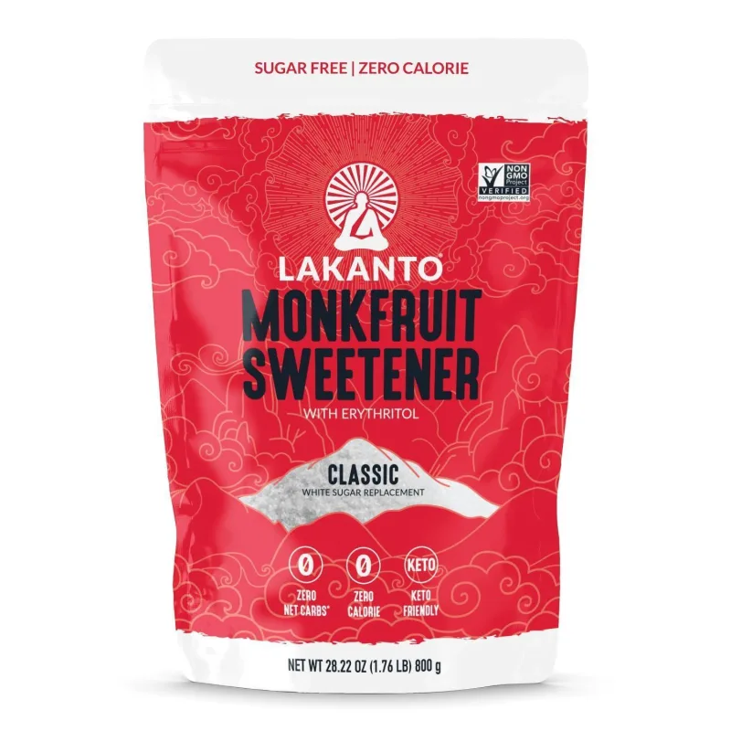 Lakanto Classic Eritritol Adoçante Dieta Cetogênica 800g - Não Informado - Mercearia