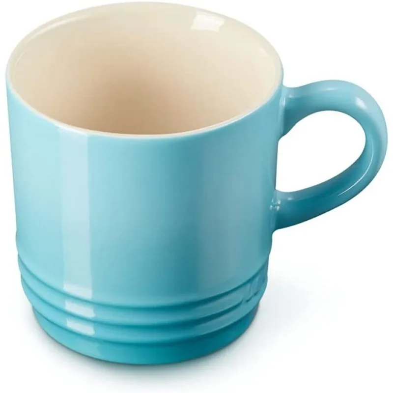 CANECA LE CREUSET CAPPUCCINO 200ML AZUL CARIBE