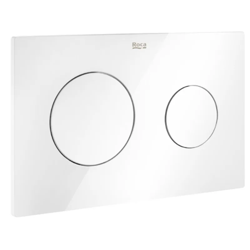 Placa de Acionamento PL10 3/6L Branco Roca