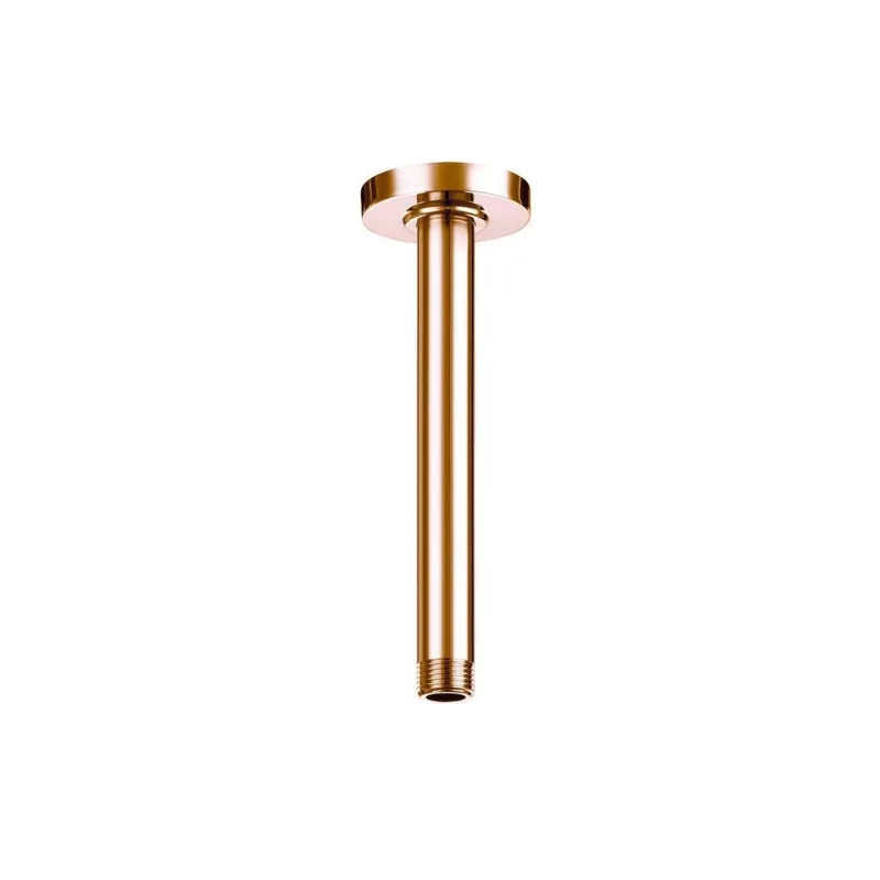 Braço Para Chuveiro De Teto Redondo 20cm Raindream Roca Rose Gold Rose Gold