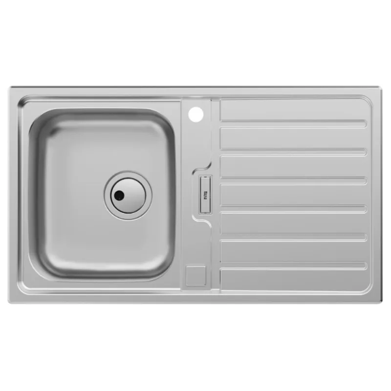 Pia Quartzex Siena p/ Cozinha Reversível 860x500x200mm Inox Roca