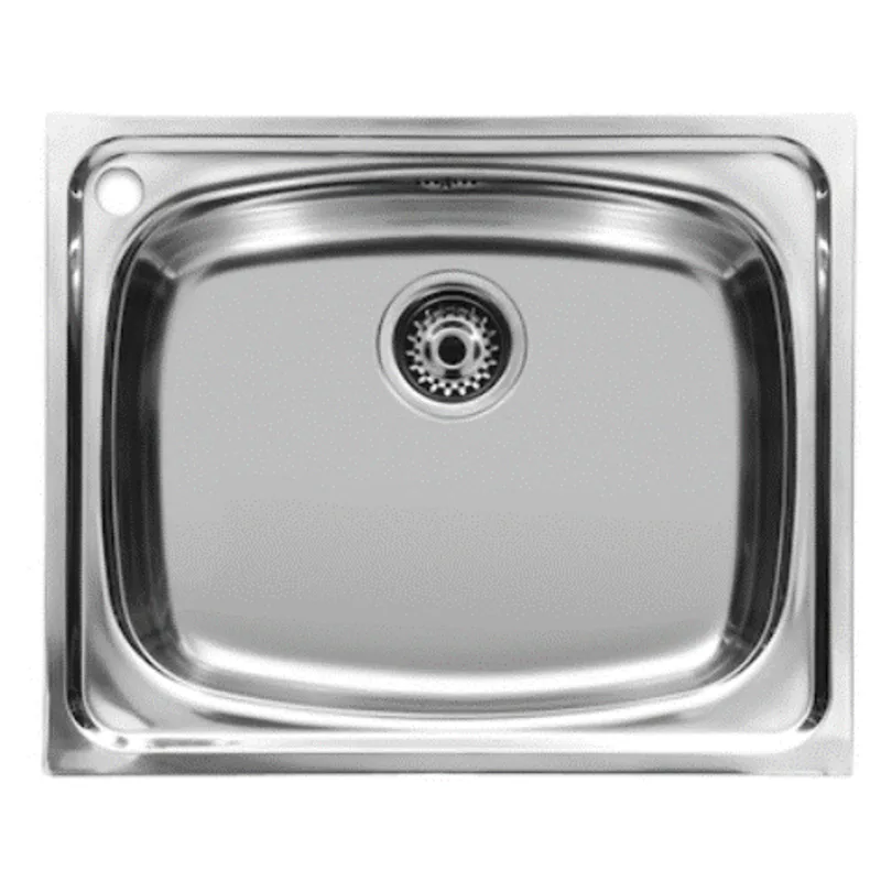 Pia p/ Cozinha Dupla 600x490x180mm Inox Roca