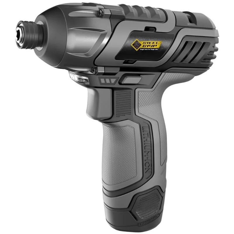 Impact Driver Steel Grip 12v 1/4" Sem Fio Sem Escova