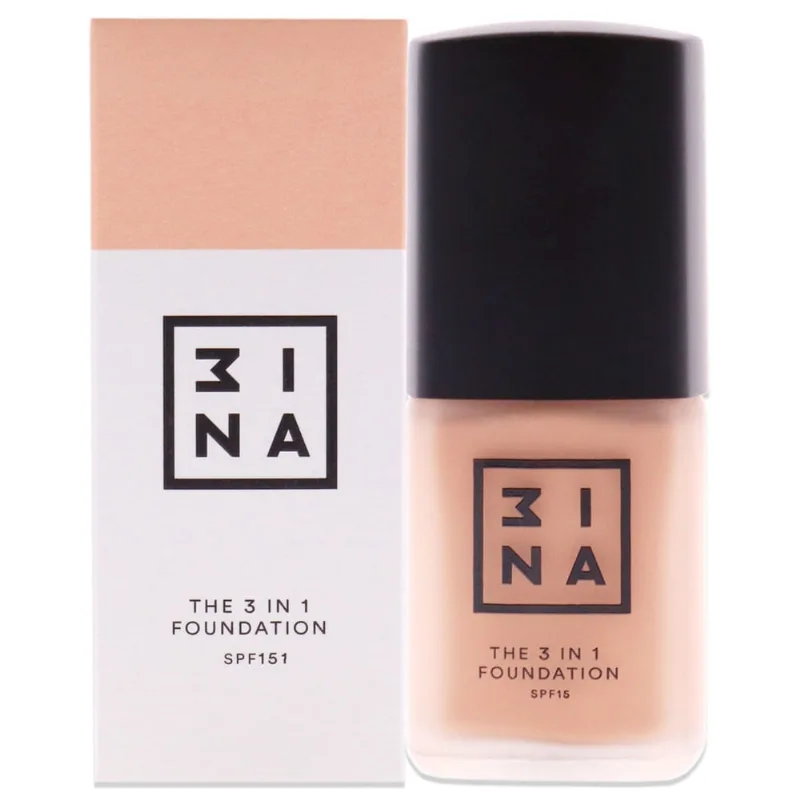 Base 3INA 207 spf 15 30mL 12H Resina à água de longa duração