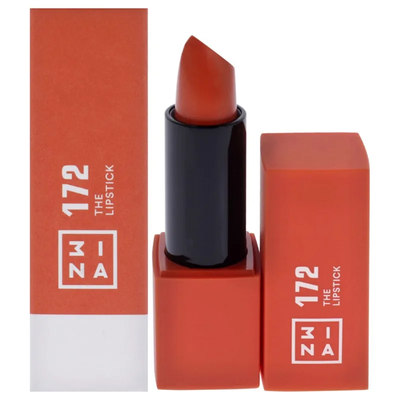 Batom 3INA 172 Bright Sunset Orange para mulheres