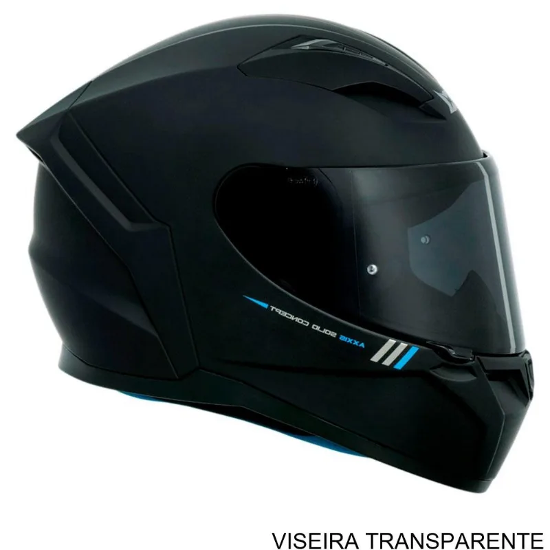 Capacete Axxis Segment Solid A1 Black Mate 60 (MP)