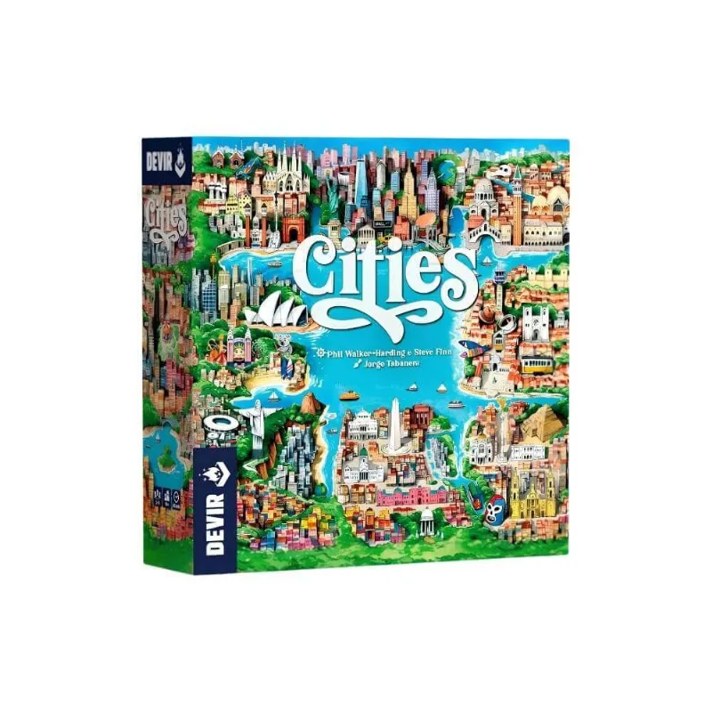 Jogo de Tabuleiro - Cities - Devir