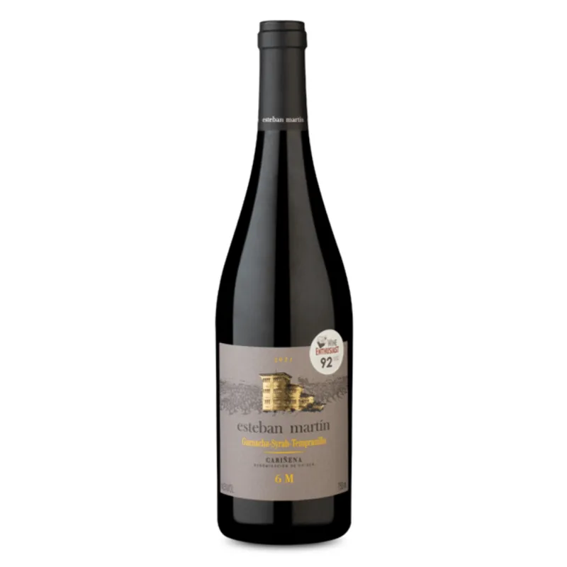 Vinho Espanhol Esteban Martin Syrah Tinto Seco 750ml