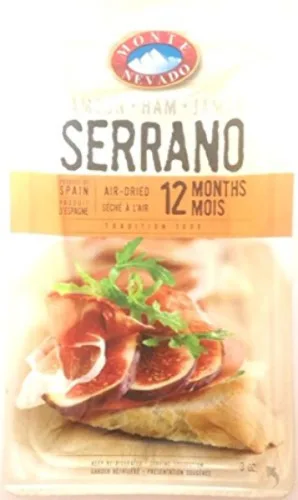 Presunto Serrano Fat Jamon 85gr - MONTE NEVADO