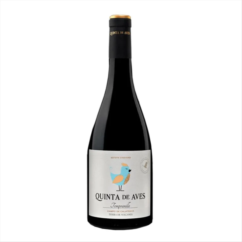 Vinho Tinto Espanhol Quinta de Aves Tempranillo Garrafa 750ml - Quinta de Aves - Vinhos E Cervejas