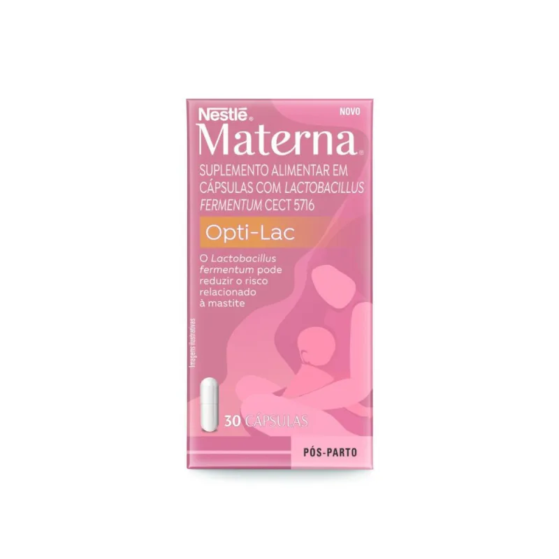 Materna Optic-Lac 30 Cápsulas - Materna - Medicamentos E Saúde