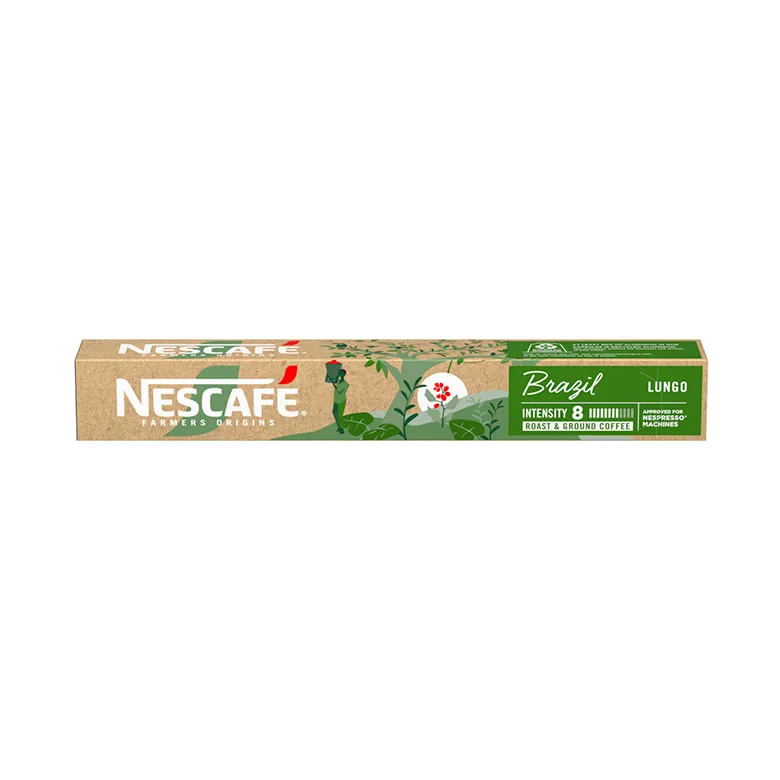 Café em Cápsula Compatível com Nespresso Nescafé Farmers Origins Brazil 10 Cápsulas - Nescafé - Mercearia