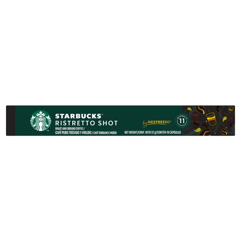 Cápsula de café Starbucks com 10 unidades Ristretto
