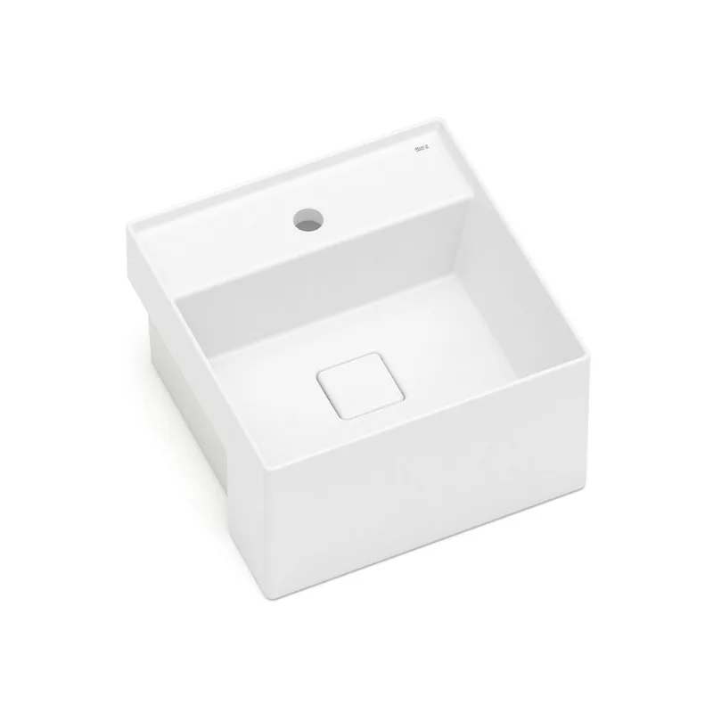 Cuba De Semiencaixe 400X400 T10 Terra Blanco Matte Roca