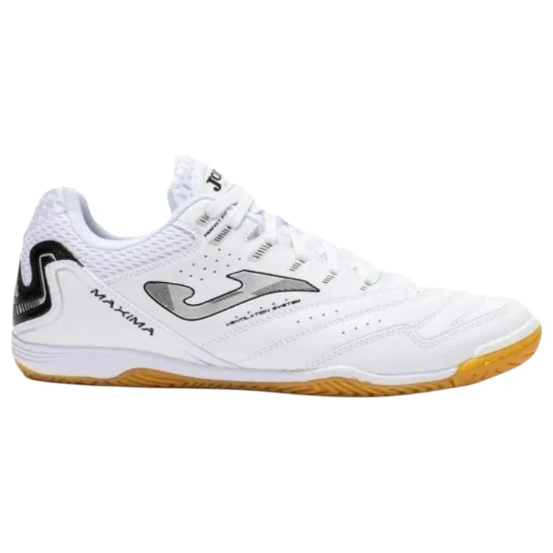 Chuteira Futsal N° 41 Joma Maxima Branco E Amarelo (MP)