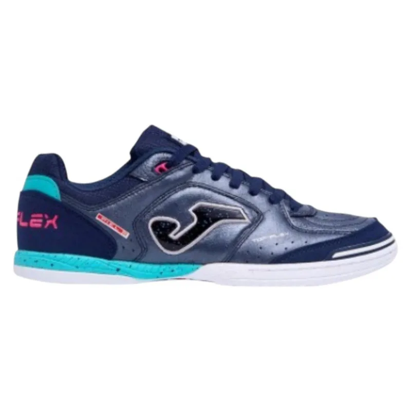 Chuteira Futsal Nº39 Joma Top Flex Azul (MP)