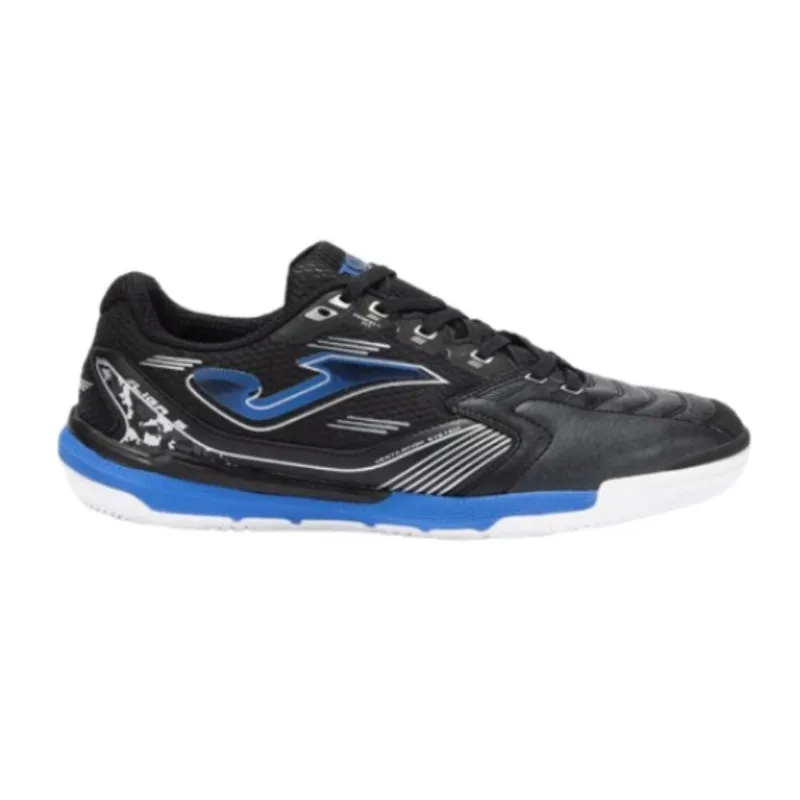Chuteira Futsal N°40 Joma Liga 5 Preto E Azul (MP)