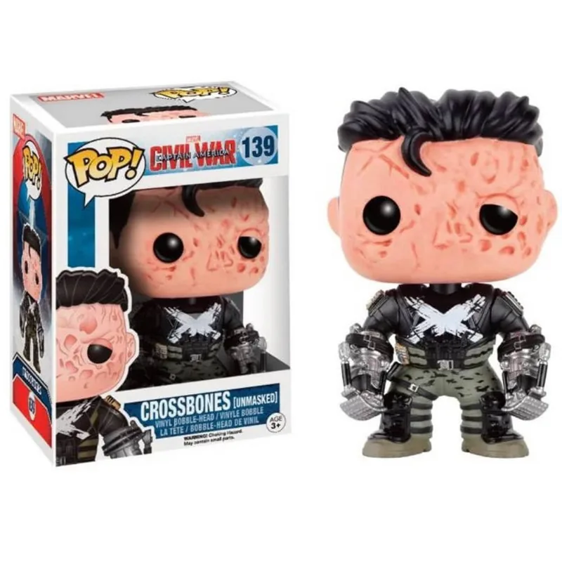 FUNKO CAPTAIN AMERICA CIVIL WAR CROSSBONES UNMASKED 139