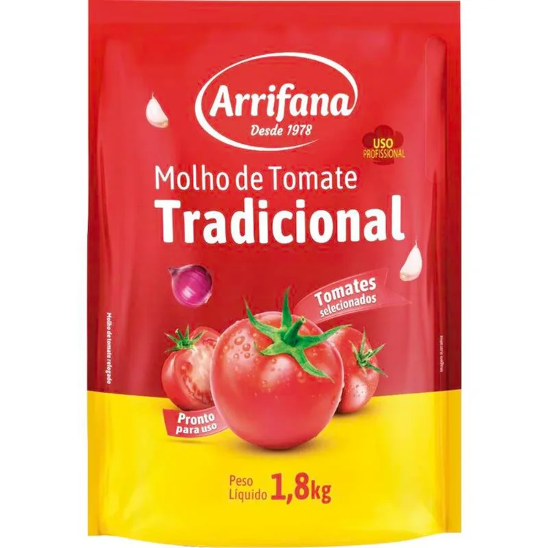 Molho de Tomate Arrifana Tradicional 1,8kg