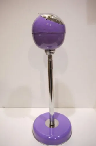 ADJUSTABLE FLOOR STANDING ASH TRAY PURPLE - SMOKIN IDEAS