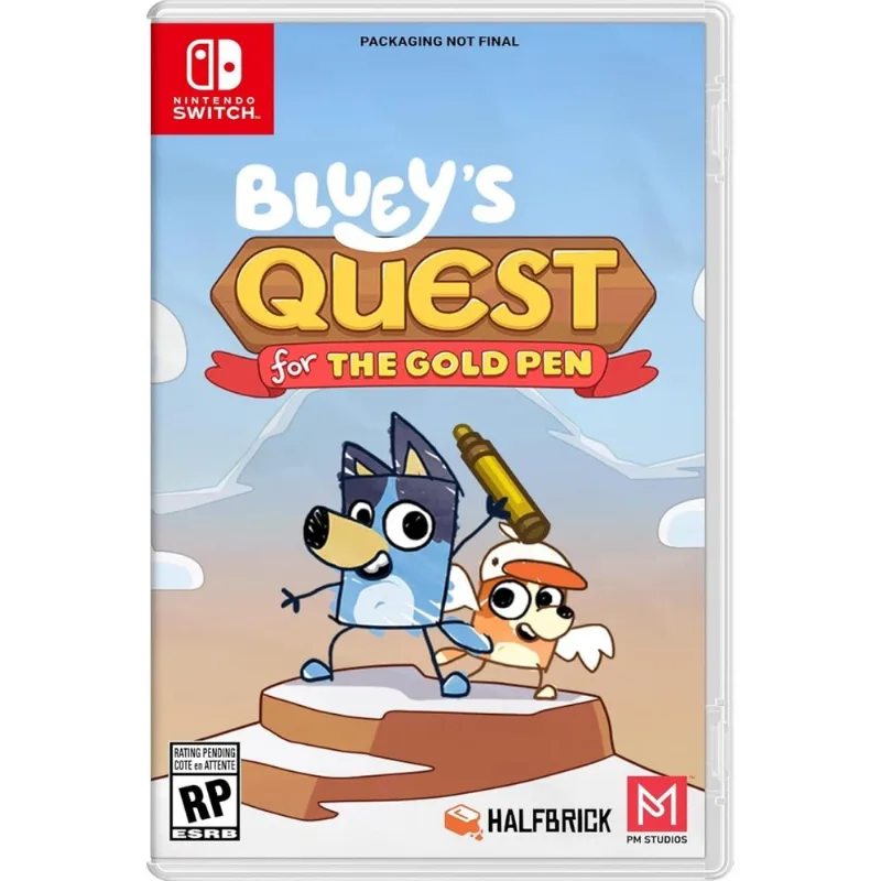 Blueys Quest for The Gold Pen Switch Midia Fisica