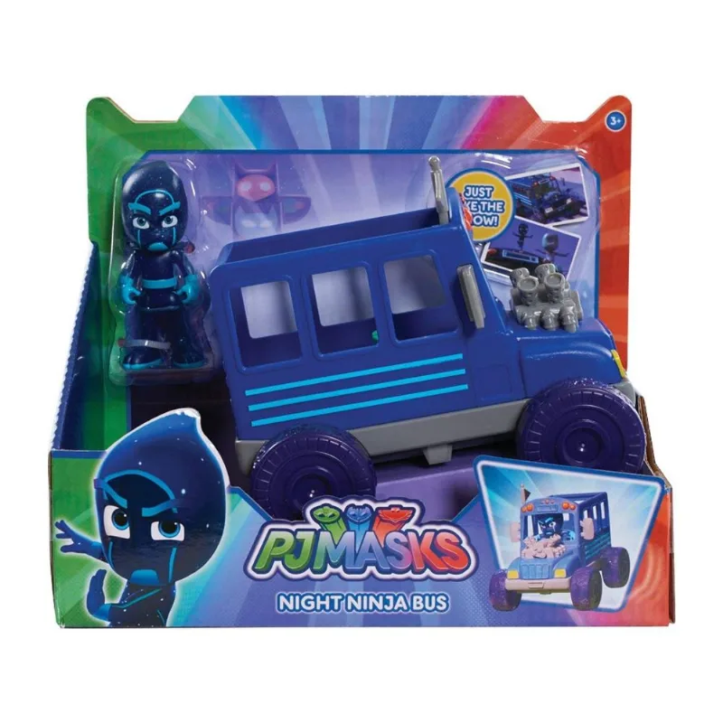 PJMasks - Super Ônibus Ninja - Veículo Turbo Blast Racers