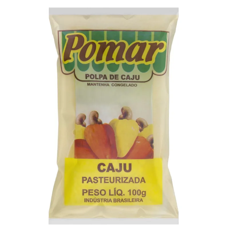 Polpa de Fruta Pomar Caju 100g