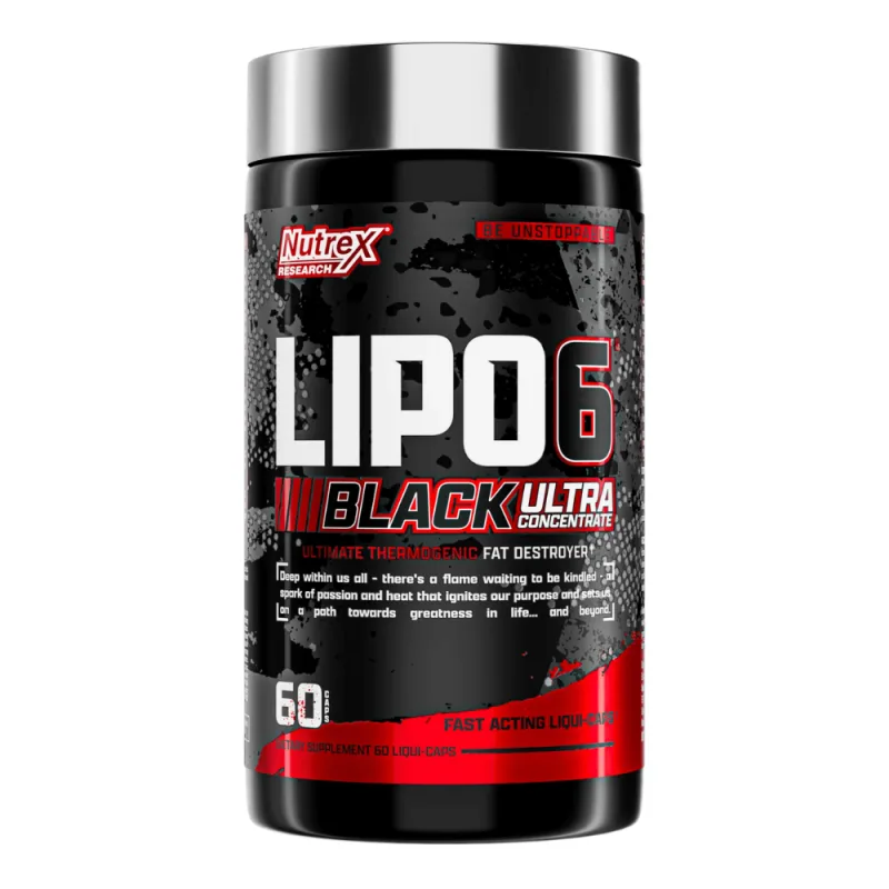 Lipo 6 Black Ultra Concentrado 60 Cápsulas Nutrex Research - Nutrex - Termogênico