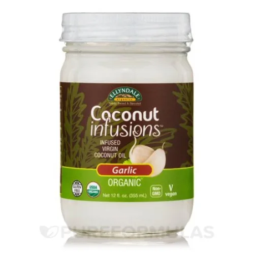 Manteiga De Coco Orgânica Now Foods Sabor Alho 355ml - NOW FOODS