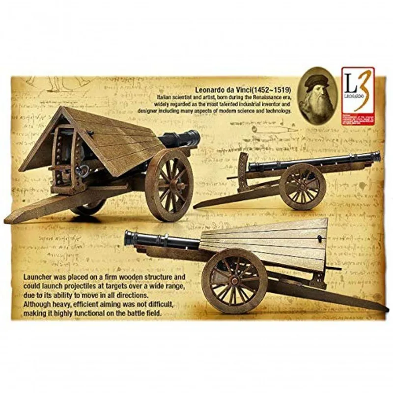 Academy Canhão Spingarde De Da Vinci - Modelo Histórico
