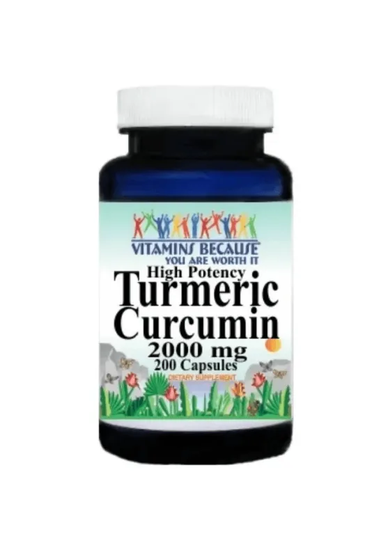Vitamins Because Curcumina Açafrão 2000mg 200cáps Importado - Não Informado - Suplementos Alimentares
