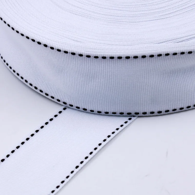 Fita Pespontada 38MM em Poliester com 50 Metros 209 - Branco Z9