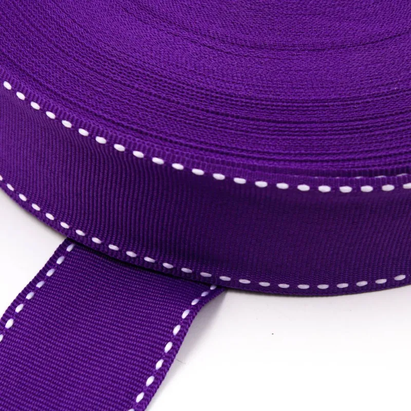 Fita Pespontada 38MM em Poliester com 50 Metros 247 - Roxo