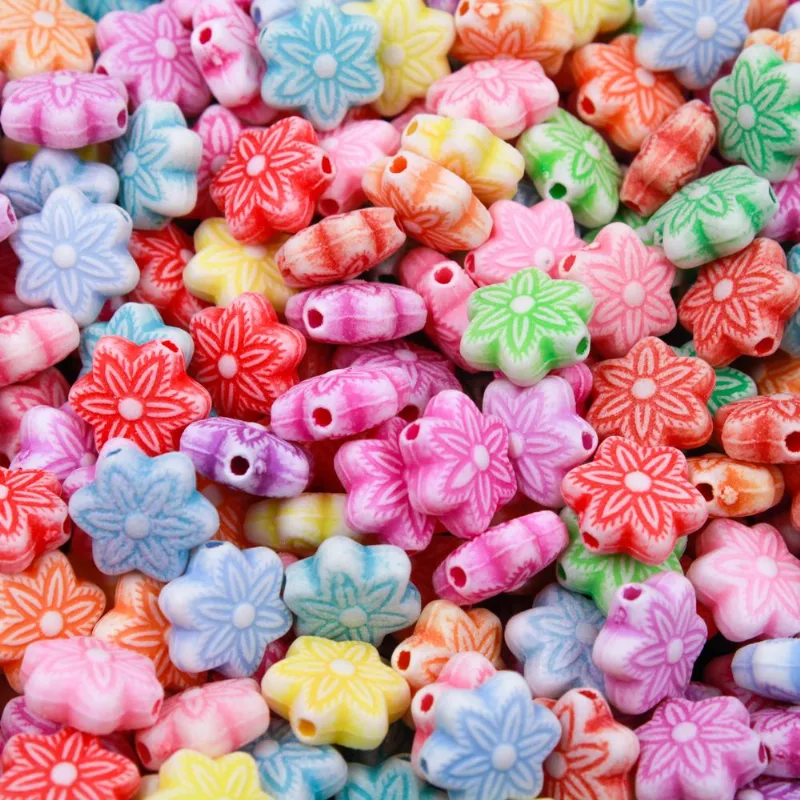 ENTREMEIO FLORZINHA INFANTIL 11MM EM PLASTICO COM 500GR 103 - Colorido