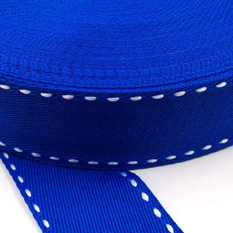 Fita Pespontada 38Mm Em Poliester Com 50M 407 - Azul Royal