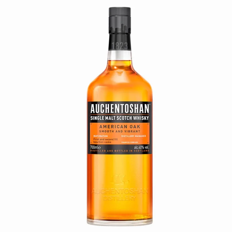 Whisky Single Malt Triplamente Destilado American Oak Auchentoshan 750ml - Auchentoshan - Bebidas Alcoólicas
