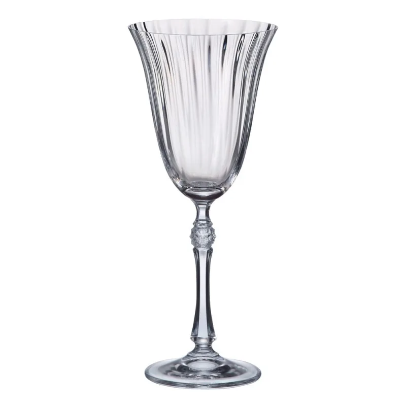 Jogo 6 Taças Vinho Bohemia Parus Optic 250ml - Zahav - Utilidades Domesticas
