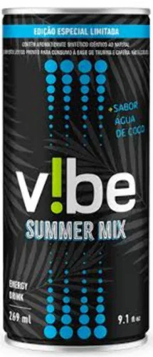 ENERGÉTICO VIBE SUMMER ÁGUA DE COCO LATA 269ML - AGUA DE COCO