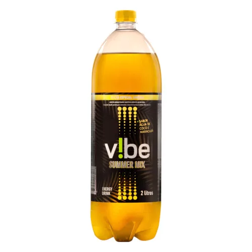 ENERGÉTICO ÁGUA DE COCO E MARACUJÁ VIBE SUMMER MIX GARRAFA 2L - SUMMER