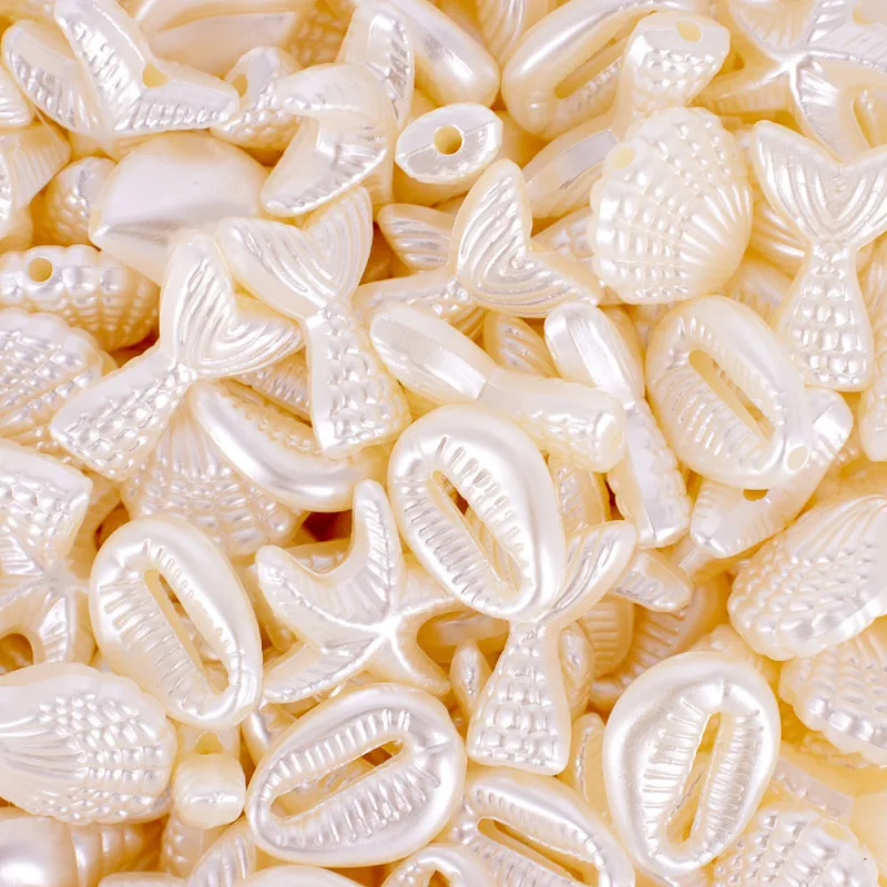 Entremeio Conchas E Mar Em Abs Com 250G 224 - Perola
