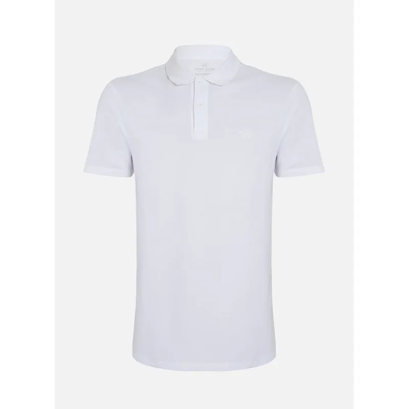 Polo Regular Fit Light Transfer Branco John John Masculina M