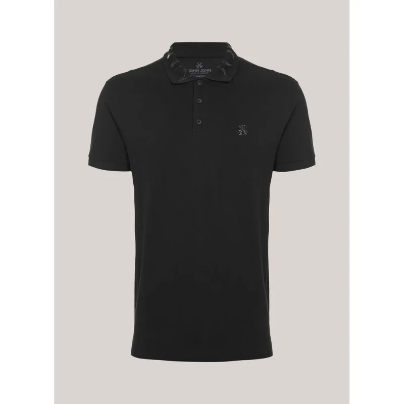 Polo Regular Fit Isla Black John John Masculina GG