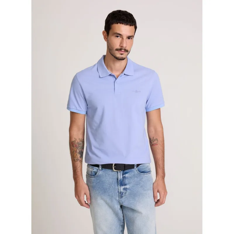 Polo Slim Fit High Azul Claro John John Masculina XGG